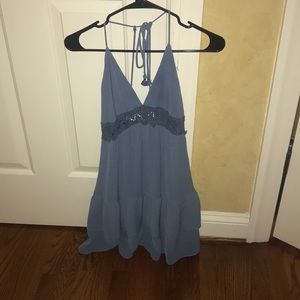 Blue Date Night Dress